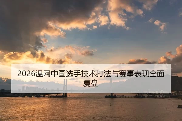 2026温网中国选手技术打法与赛事表现全面复盘